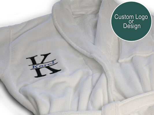 Branded Robe, Resort Quality Robe, Monogrammed Robe, Cozy Hotel Robe, Spa Robe