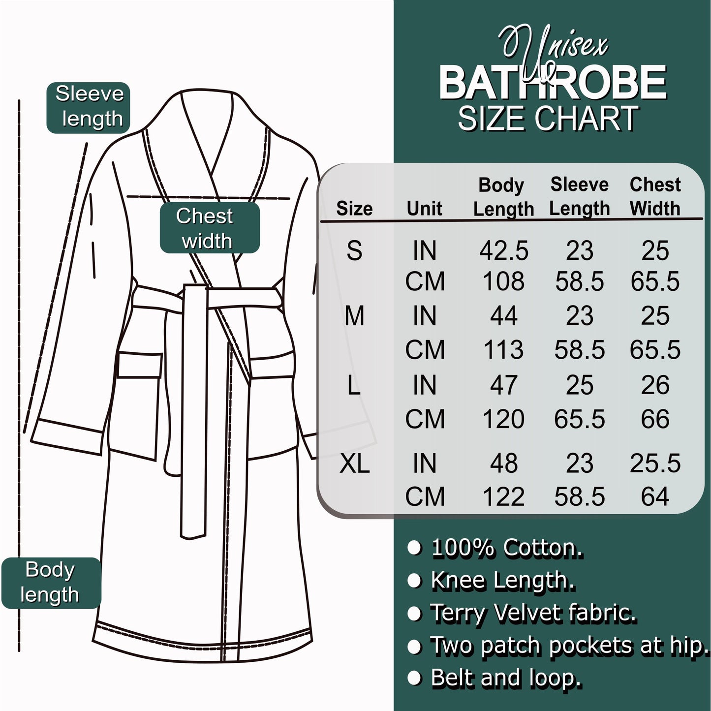 Branded Robe, Resort Quality Robe, Monogrammed Robe, Cozy Hotel Robe, Spa Robe
